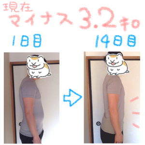 正月太りせずにダイエット順調 食べて2週間で3 6キロ減 ３０才男性aさんのpnoその４ マンガ家ゆきち先生のhpマンガ家ゆきち先生のhp