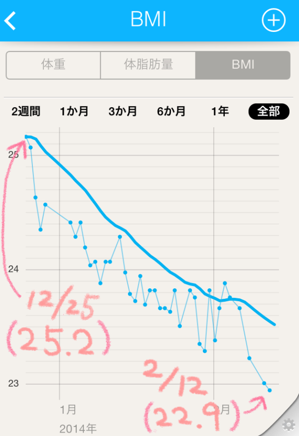 BMIグラフ